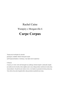 Karolina — Caine Rachel - Wampiry z Morganville 06 - Carpe Corpus