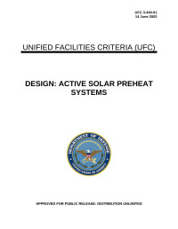 U.S. Army Corps of Engineers — Unified Command - DESIGN: ACTIVE SOLAR PREHEAT SYSTEMS