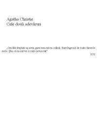 Agatha Christie — Cele doua adevaruri