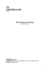 Corelli, Marie — The Sorrows of Satan