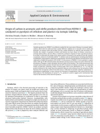 Christina Dorado & Charles A. Mullen & Akwasi A. Boateng — Origin of carbon in aromatic and olefin products derived from HZSM-5 catalyzed co-pyrolysis of cellulose and plastics via isotopic labeling