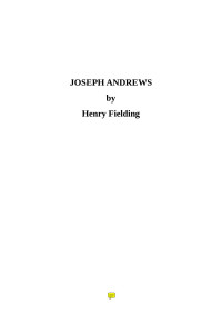 Administrator — Microsoft Word - Fielding, Henry, Joseph Andrews.doc