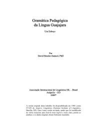 David Bendor-Samuel — Gramática Pedagógica da Língua Guajajara