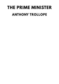 Anthony Trollope — The Prime Minister