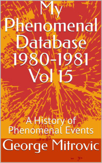 George Mitrovic — My Phenomenal Database 1980-1981 Vol 15: A History of Phenomenal Events