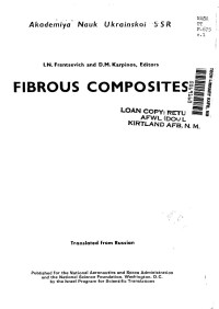 Ukrainskoi, A.N. — Fibrous composites