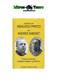 Saborit, A. — Semblanza de Indalecio Prieto