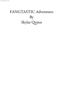 Skylar Quinn — fANTASTIC ADVENTURES
