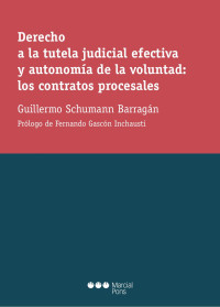 Guillermo José, Schumann Barragán — Derecho a la tutela judicial efectiva y autonomía de la voluntad: los contratos procesales.