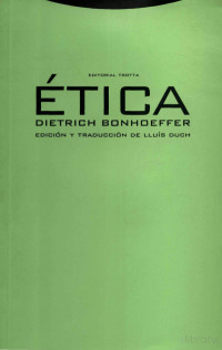 Dietrich Bonhoeffer — Ética