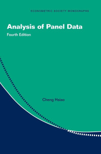 Cheng Hsiao — Analysis of Panel Data 4ed 2022