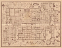 Judges Guild — JG 23 - Tegel Manor & Area Judge's Map