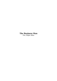Poe, Edgar Allan — The Business Man