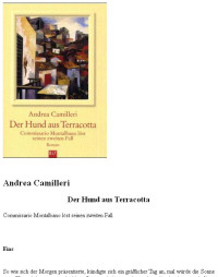 Der Hund aus Terracotta — Camilleri, Andrea - Commissario Montalbano 02