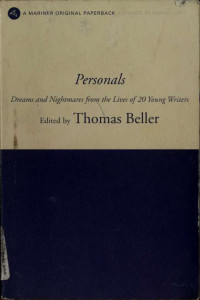 Beller, Thomas — Personals : dreams and nightmares from the lives of 20 young writers