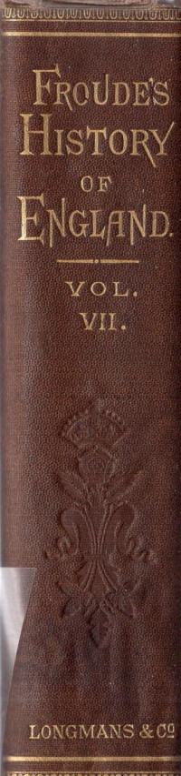 James Anthony Froude — Froude's History of England Vol 7