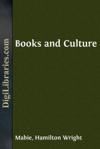 Hamilton Wright Mabie — Books and Culture