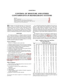 Unknown — R6 Control of Moisture & Other Contaminants