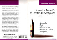 Eduardo R. Scarano — Manual de Redacción de Escritos de Investigación