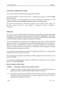 FIDE — LEYES DEL AJEDREZ DE LA FIDE