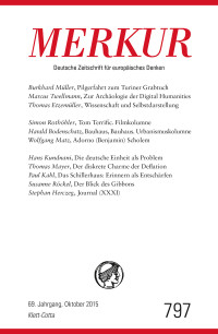 Christian Demand; — MERKUR Deutsche Zeitschrift fr europisches Denken