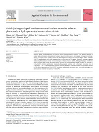 Qiuxia Liu & Chunmei Zeng & Zhihui Xie & Lunhong Ai & Yaoyao Liu & Qin Zhou & Jing Jiang & Hongqi Sun & Shaobin Wang — Cobalt@nitrogen-doped bamboo-structured carbon nanotube to boost photocatalytic hydrogen evolution on carbon nitride