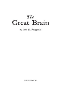 John D. Fitzgerald — The Great Brain