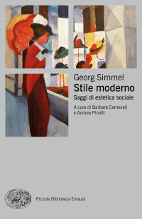 Georg Simmel — Stile moderno