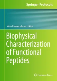 Vibin Ramakrishnan — Biophysical Characterization of Functional Peptides