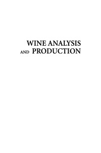 Bruce Z. — Wine Analysis and Production 1995