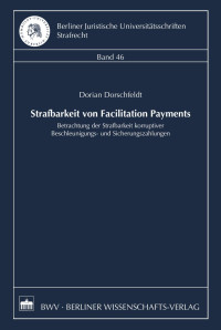 Dorian Dorschfeldt — Strafbarkeit von Facilitation Payments