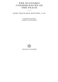 Keynes, John Maynard — The Economic Consequences of the Peace