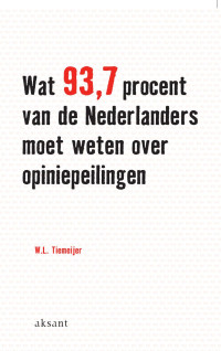 W.L. Tiemeijer — Wat 93,7 procent van de Nederlandes moet weten over opiniepeilingen