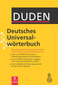 Duden — Duden Deutsches Universalwörterbuch (German Edition)