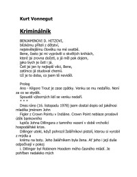 Vonnegut — Kriminálník