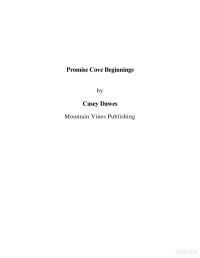 Casey Dawes — Promise Cove Beginnings