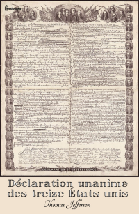 Thomas Jefferson — Déclaration unanime des treize États unis d’Amérique