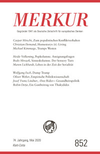 Christian Demand; — MERKUR Gegrndet 1947 als Deutsche Zeitschrift fr europisches Denken - 2020-05