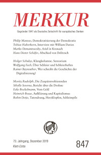 Christian Demand; — MERKUR Gegrndet 1947 als Deutsche Zeitschrift fr europisches Denken - 2019-12