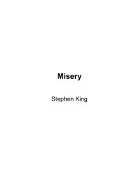 Misery — Microsoft Word - King, Stephen - Misery.txt