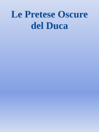 Jodie Sloan — Le Pretese Oscure del Duca