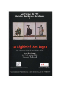 Jacques Raibaut, Jacques Krynen — La légitimité des juges