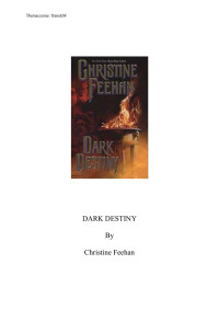 Christine Feehan — 13 Dark destiny