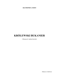 02 - Królewski Bukanier — Feist Raymond E. - Synowie Krondoru