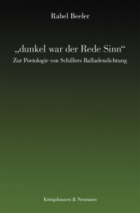 Rahel Beeler — "dunkel war der Rede Sinn"