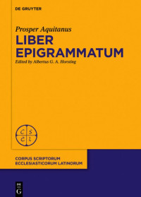  [9783110336627 - Liber epigrammatum] Liber epigrammatum.pdf — 9783110333985_Horsting_I-IV.indd