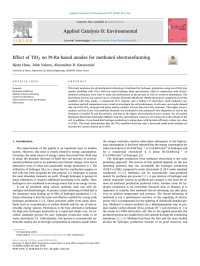 Bjorn Hasa & John Vakros & Alexandros D. Katsaounis — Effect of TiO2 on Pt-Ru-based anodes for methanol electroreforming