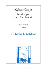 Claudia Bruns — Der Körper des Kollektivs. Figurationen des Politischen in der Frühen Neuzeit