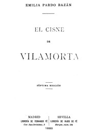 condesa de Emilia Pardo Bazán — El cisne de Vilamorta