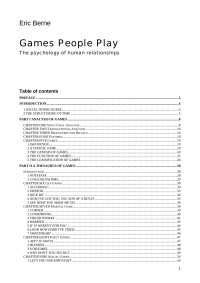 Berne Eric — Games People Play